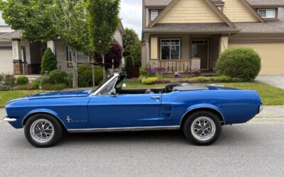 Ford Mustang convertible  1967 blue