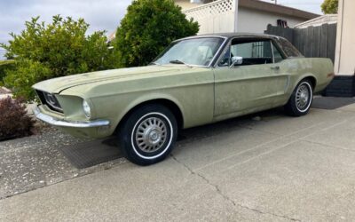 Ford Mustang coupe  1968 green
