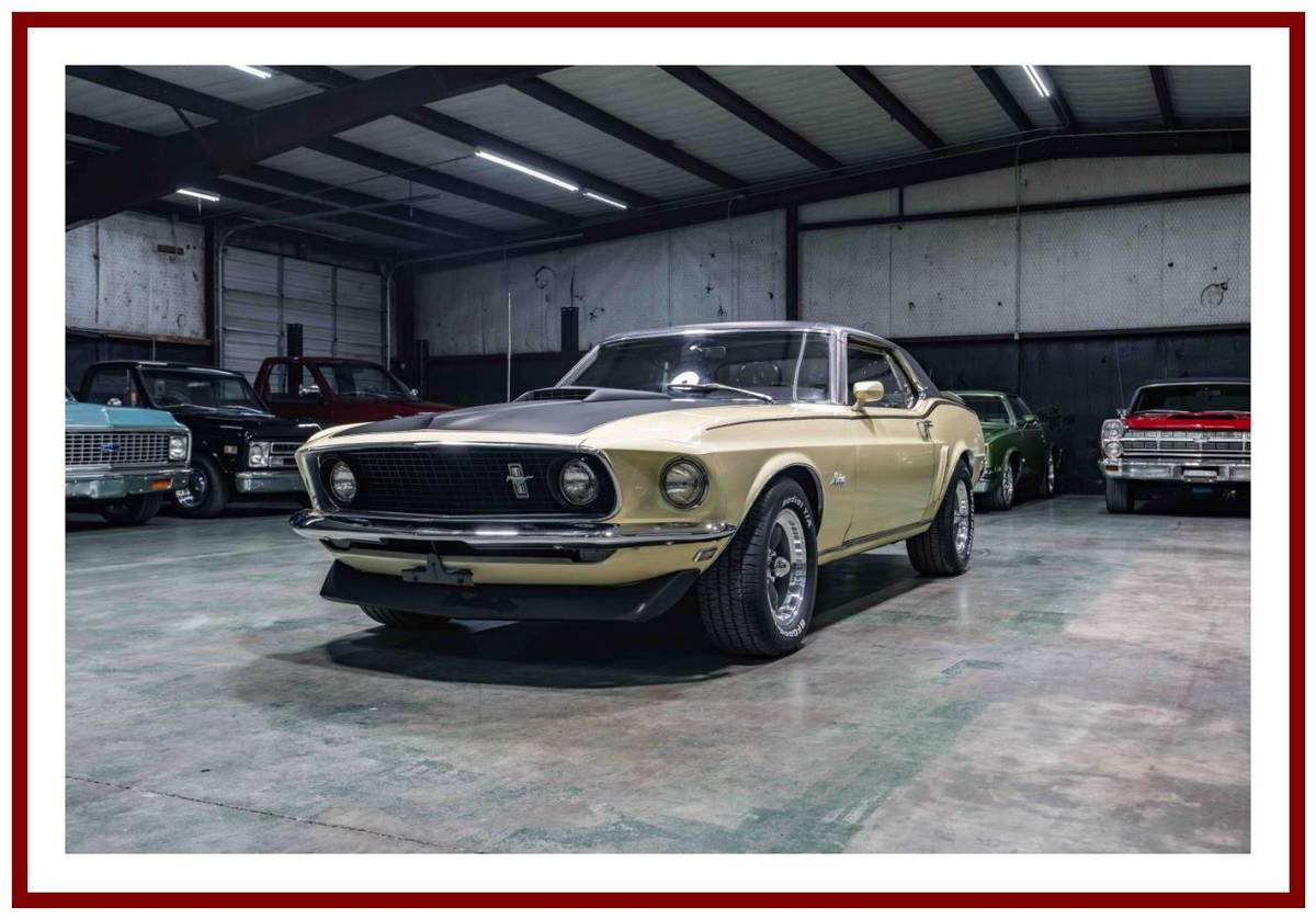 Ford Mustang grande  1969 yellow