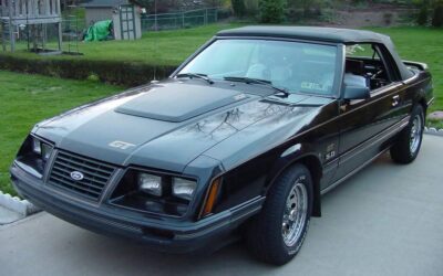 Ford Mustang gt  1983 black