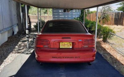Ford Mustang gt coupe  1995 red