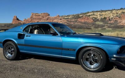 Ford Mustang mach 1  1969 blue