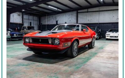 Ford Mustang mach 1  1973 red
