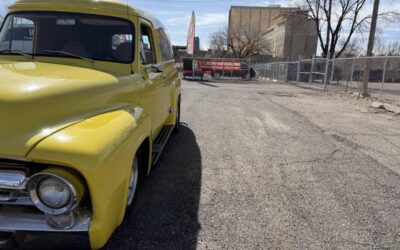 Ford Panel van  1954 yellow