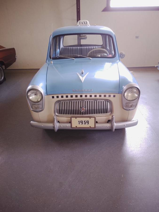 Ford Prefect 100-e  1959 blue