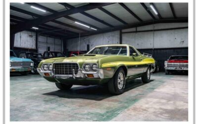 Ford Ranchero gt  1972 green