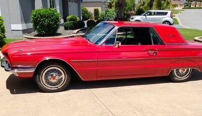 Ford Thunderbird  1966 red