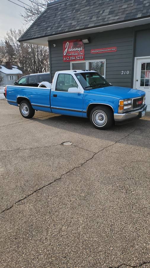Gmc Sierra  1994 blue