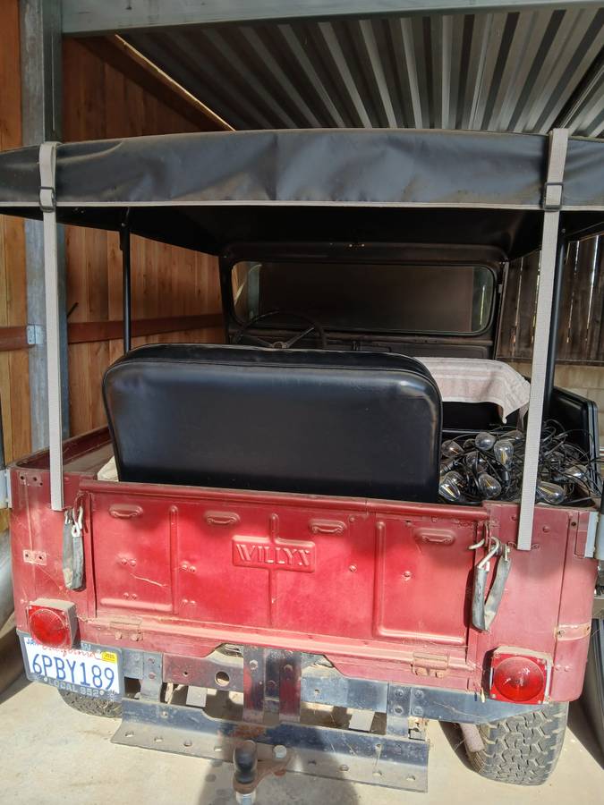 Jeep   1953 red
