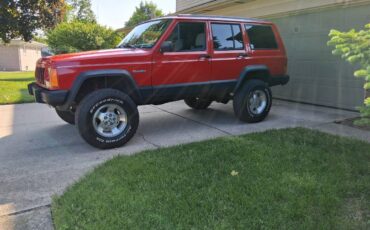 Jeep Cherokee  1995 red