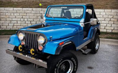 Jeep Cj-5  1978 blue