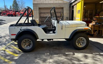 Jeep Cj5  1973 white