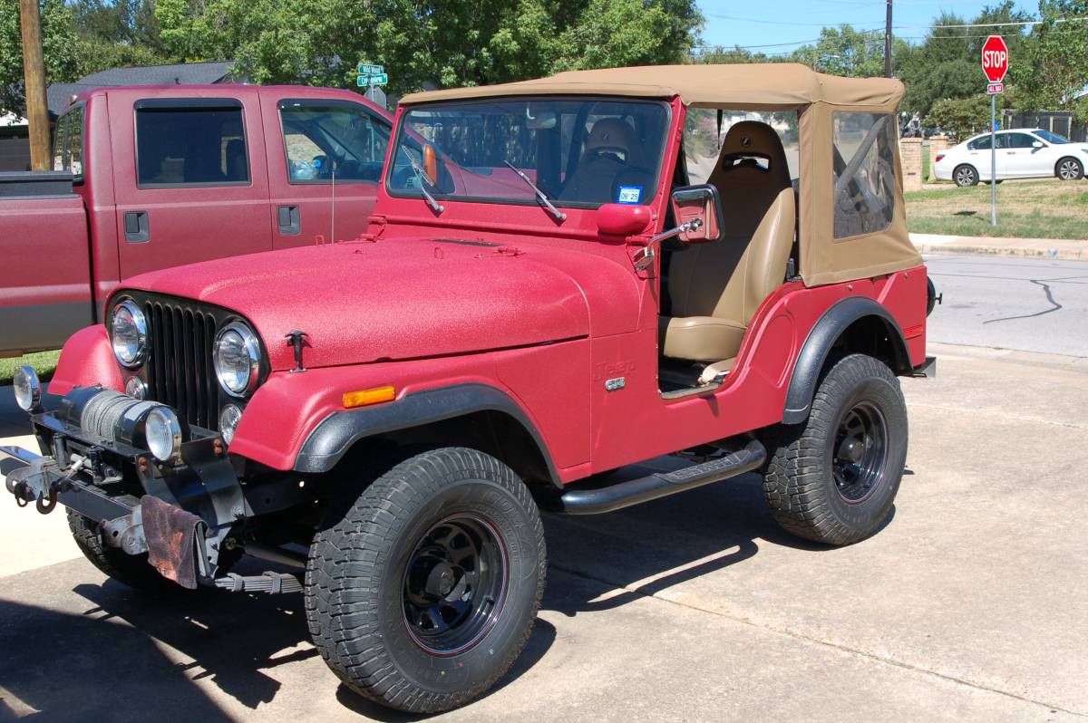 Jeep Cj5  1974 red