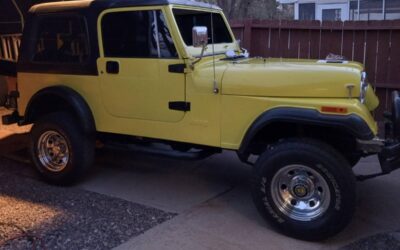 Jeep Cj7  1982 yellow