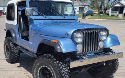 Jeep Cj7  1985 blue