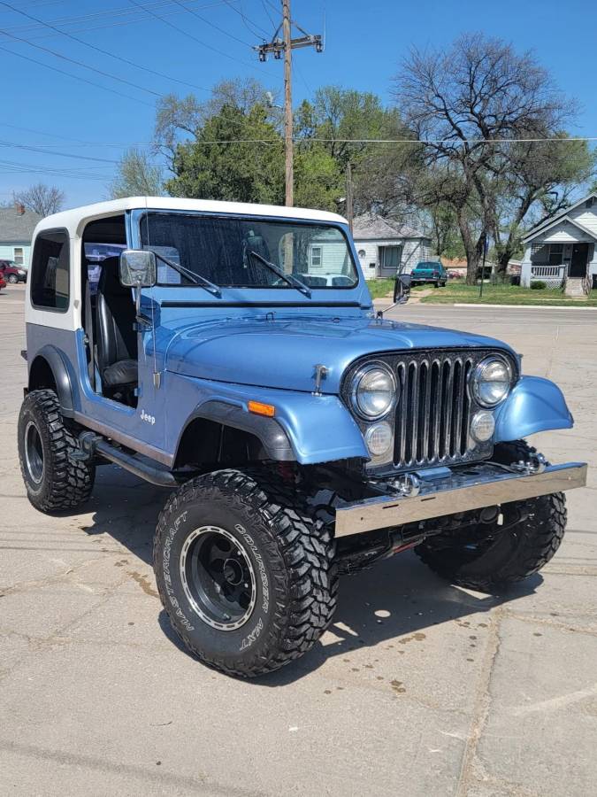 Jeep Cj7  1985 blue