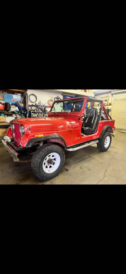 Jeep Cj7  1986 red