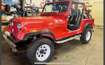 Jeep Cj7  1986 red
