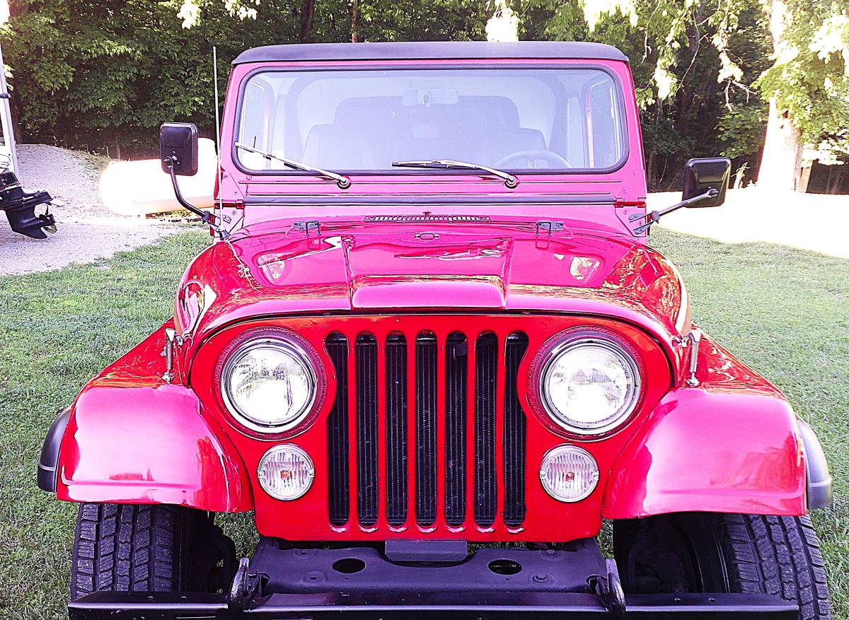 Jeep Cj7  1986 red