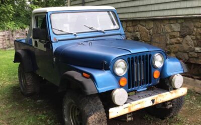 Jeep Scrambler  1982 blue