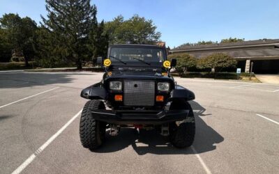 Jeep Wrangler  1991 black