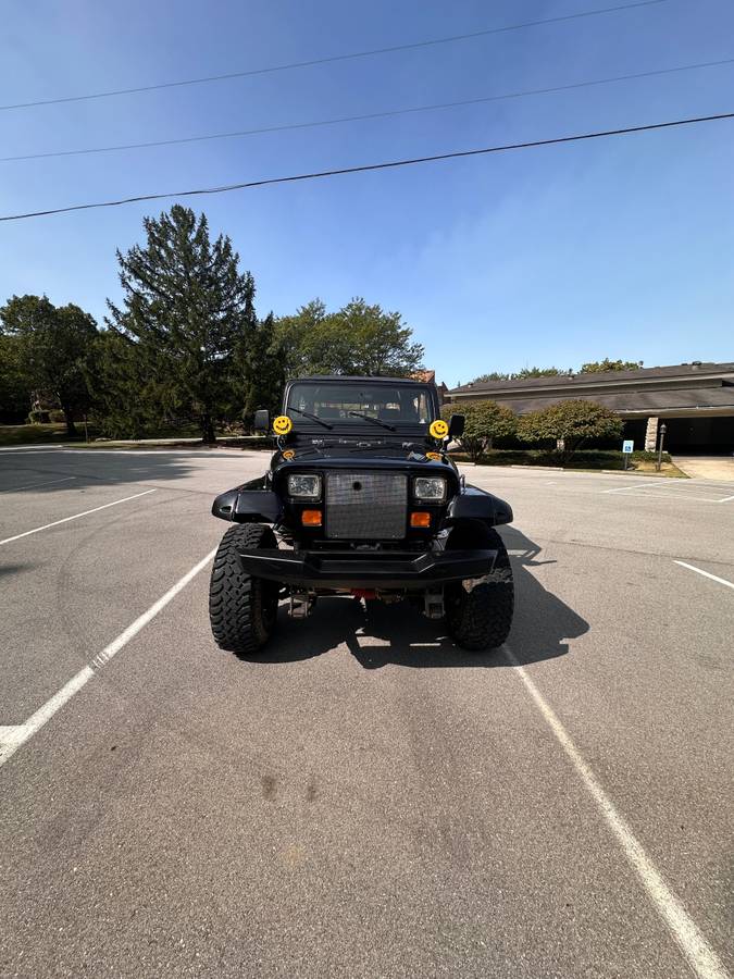 Jeep Wrangler  1991 black