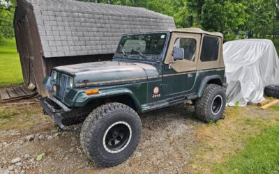 Jeep Wrangler  1994 green