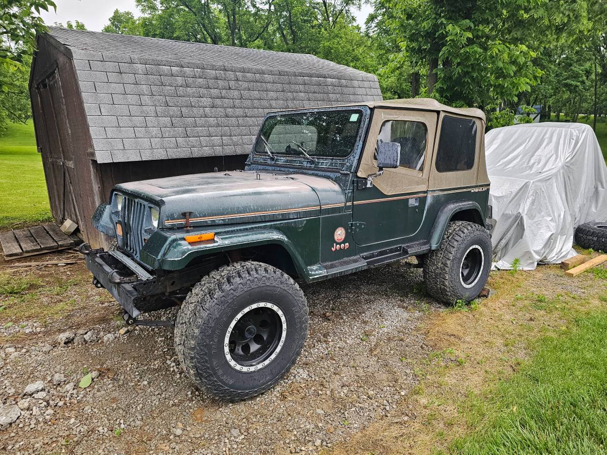 Jeep Wrangler  1994 green