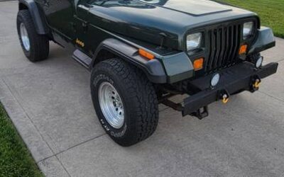 Jeep Wrangler  1995 green
