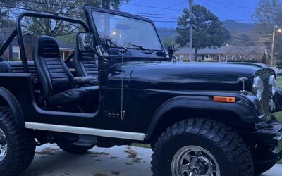 Jeep Wrangler (cj7)  1980 black