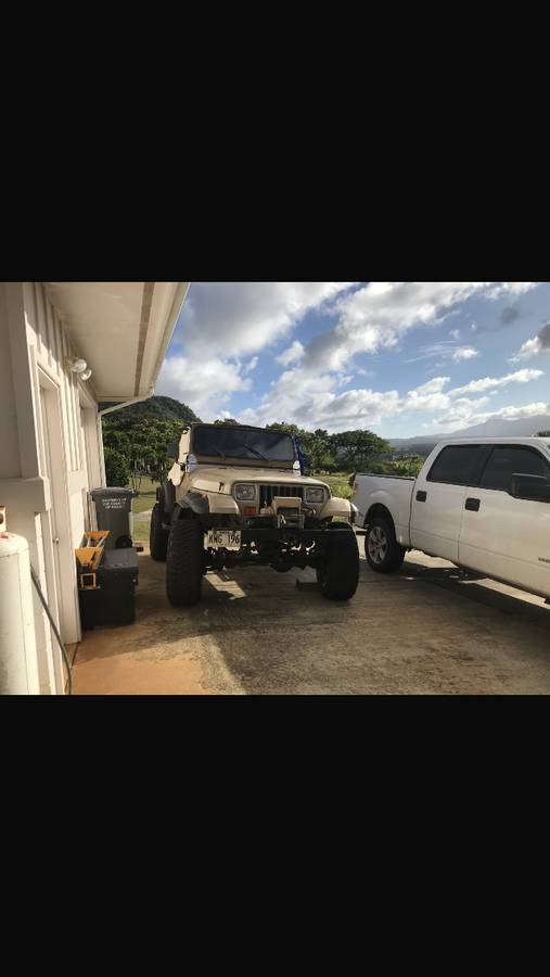 Jeep Yj  1994 brown