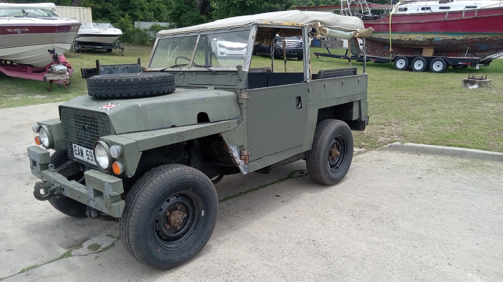 Land-Rover-12-Ton-Pickup-1974-Convertible