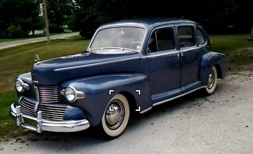 Lincoln Zephyr  1942 blue
