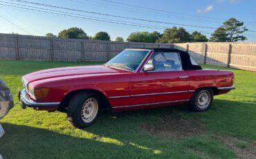 Mercedes-Benz-280SL-RARE-5-SPEED-MANUAL-SHIFT-1983-Convertible