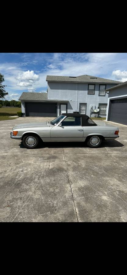 Mercedes-benz 450sl  1973 silver