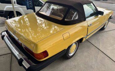 Mercedes-benz 450sl  1976 yellow