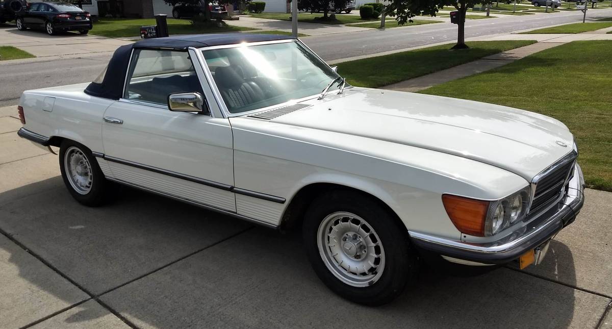 Mercedes-benz Benz 280sl  1980 white