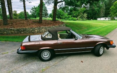 Mercedes-benz Benz 380sl  1985 brown