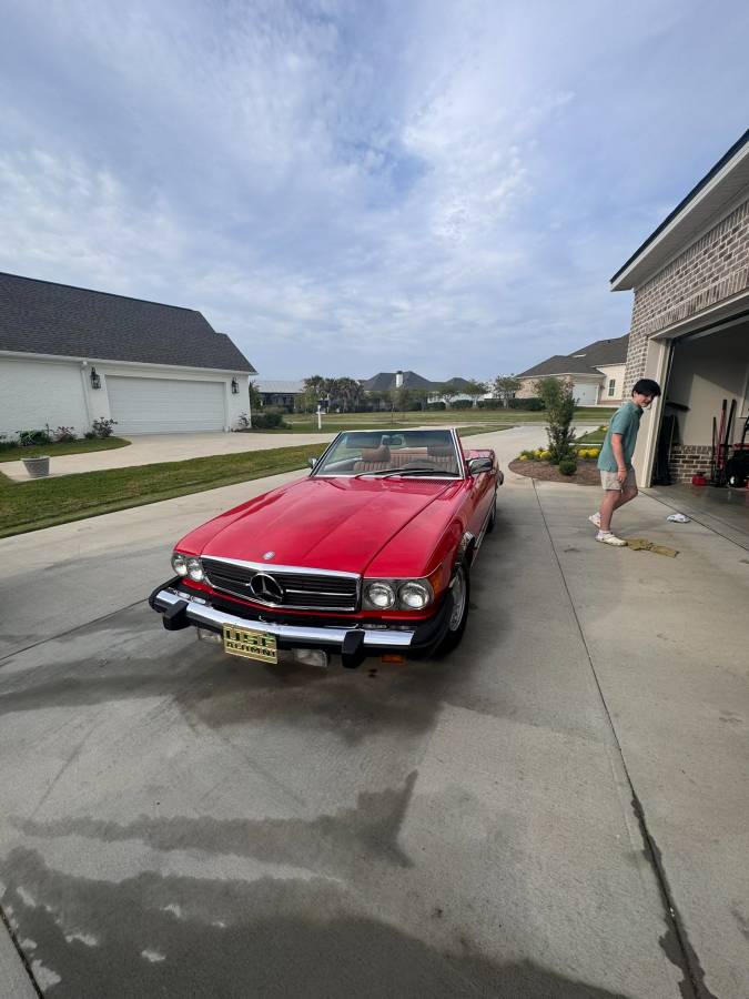 Mercedes-benz-Benz-450sl-1979-red-2
