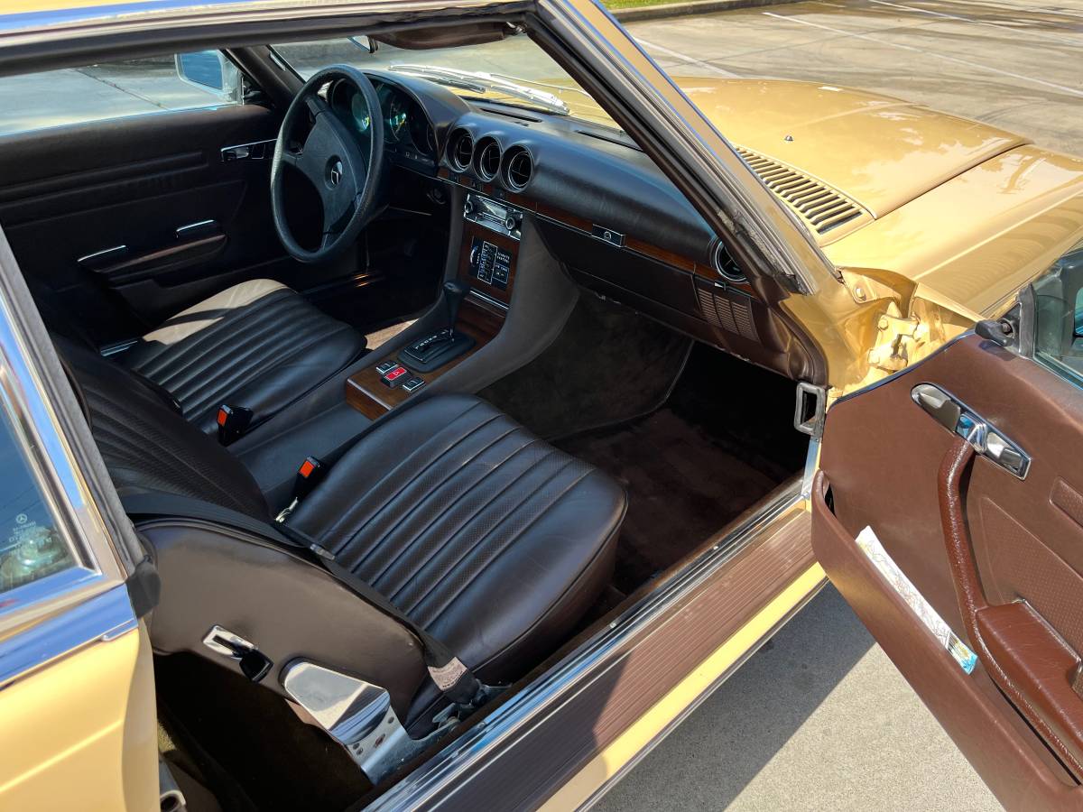 Mercedes-benz-Benz-450sl-1980-yellow-1