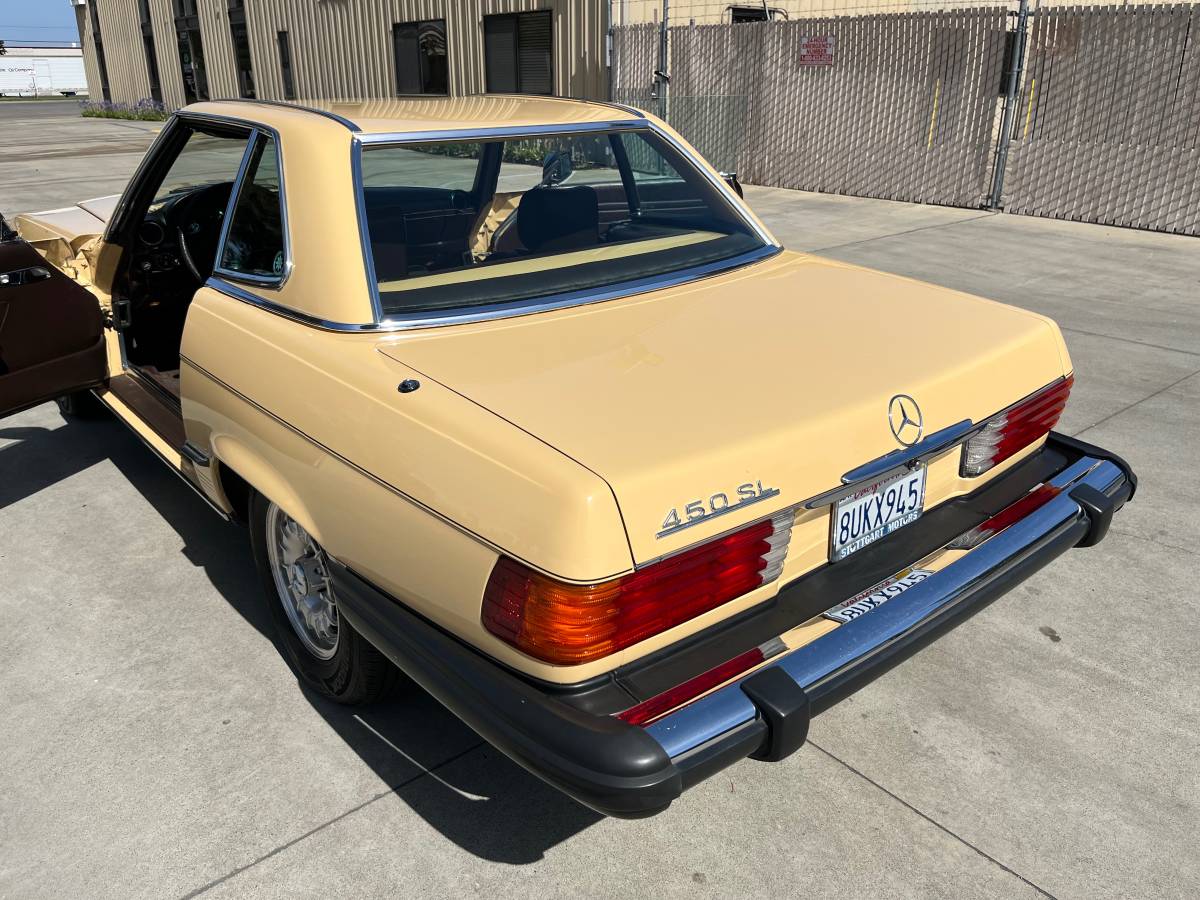 Mercedes-benz-Benz-450sl-1980-yellow-14