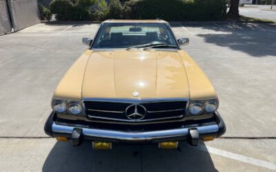 Mercedes-benz Benz 450sl  1980 yellow