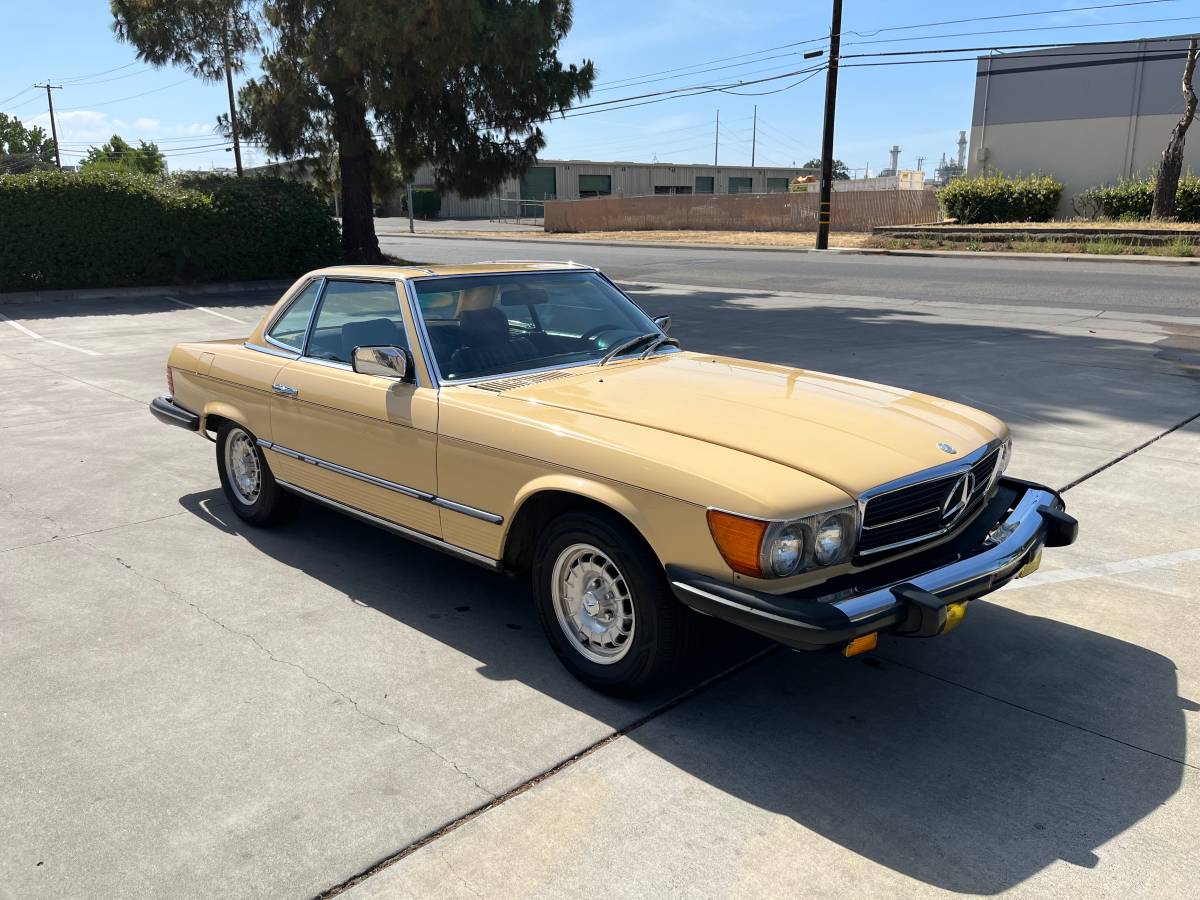 Mercedes-benz-Benz-450sl-1980-yellow-6