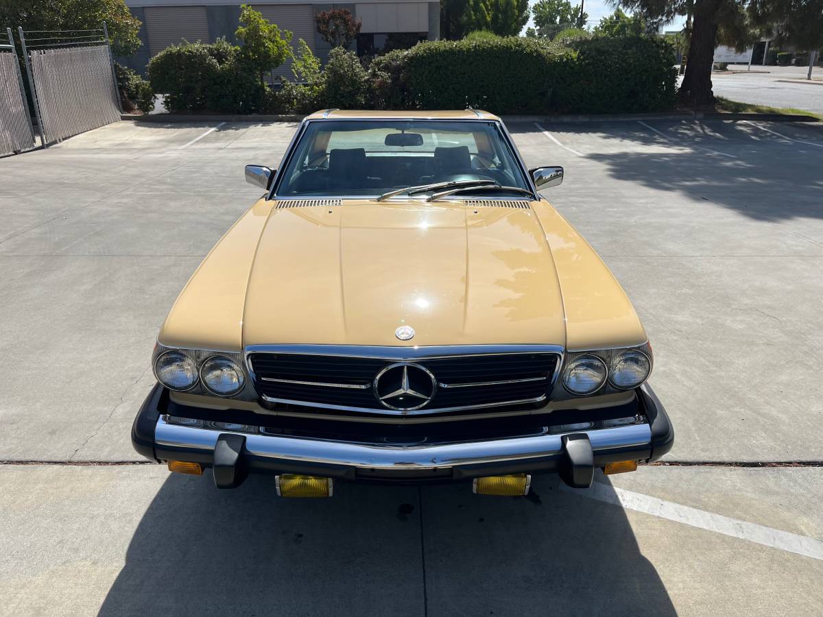 Mercedes-benz-Benz-450sl-1980-yellow