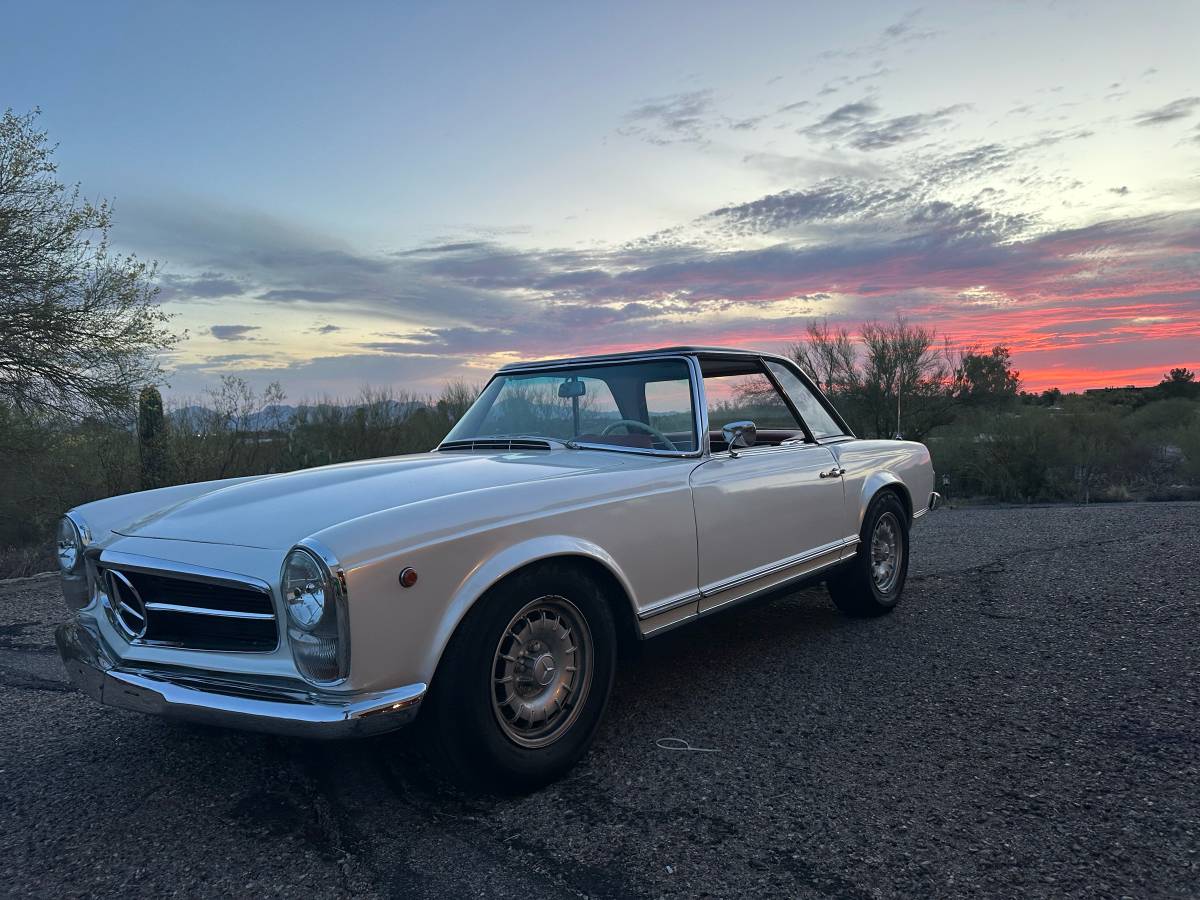 Mercedes-benz Benz sl230 electric  1964 white