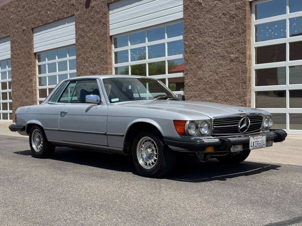 Mercedes-benz -benz 450slc  1976 silver