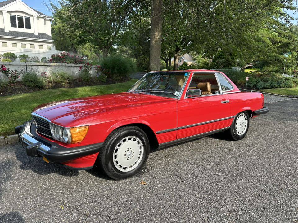 Mercedes-benz -benz 560 560sl  1987 red