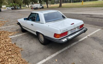Mercedes-benz -benz 560 sl  1988 white