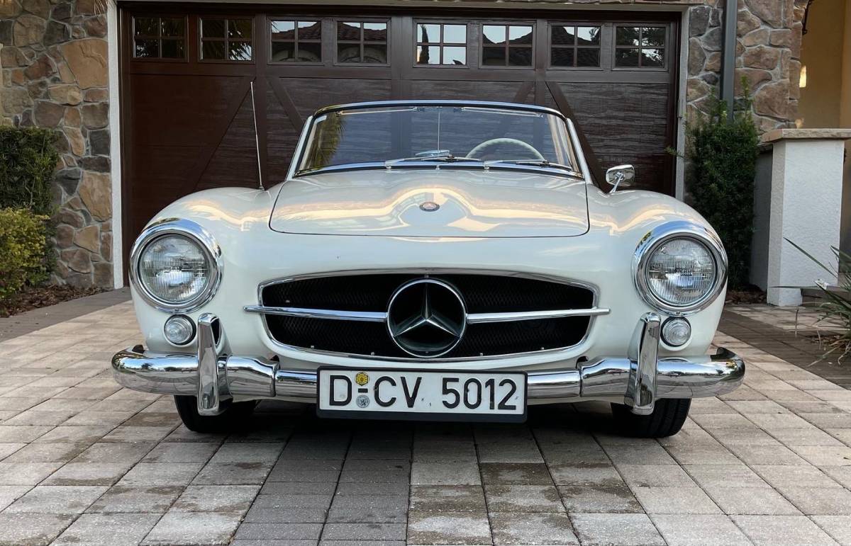 Mercedes-benz -benz s-class  1956 white