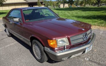Mercedes-benz -benz s-class  1986 red